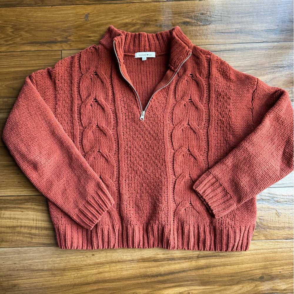 Knit cropped sweater